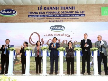 Khánh thành trang trại bò sữa Organic tiêu chuẩn châu Âu đầu tiên tại Việt Nam