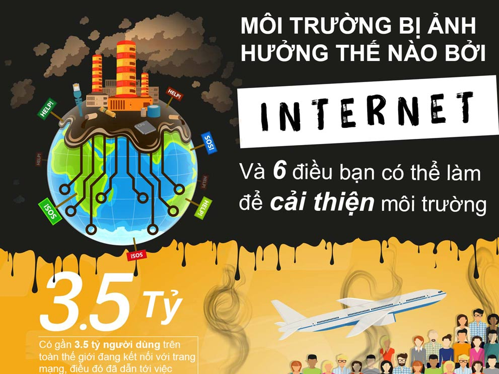 Internet đang hủy hoại môi trường thế nào?