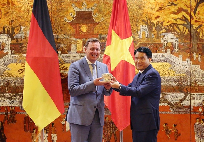 Hà Nội và Bang Thüringen (Đức): Tăng cường hợp tác, đầu tư