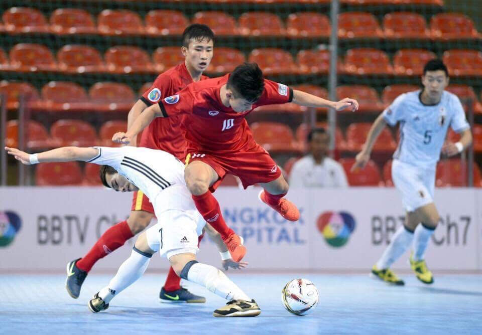Futsal Việt Nam đụng ứng viên vô địch Nhật Bản tại giải châu Á