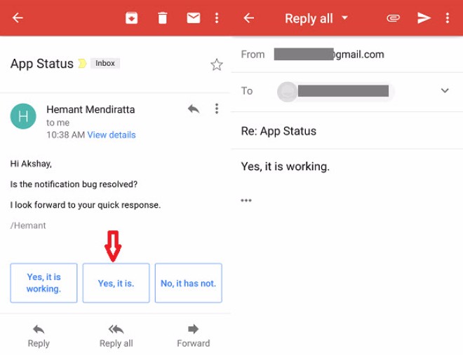 cach battat smart reply trong gmail tren ios va android