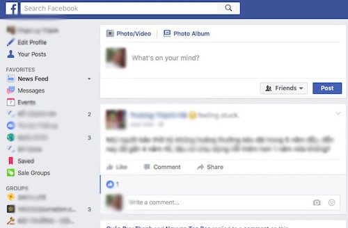 facebook vua co thay doi nho ve giao dien