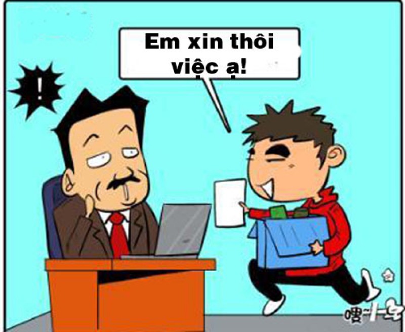 “Xin thôi việc”