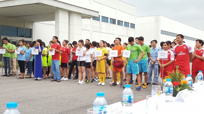 KCN Quang Minh: Hàng trăm công nhân tham gia Đại hội văn hóa - thể thao