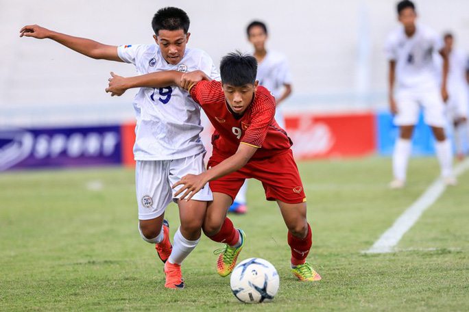 Việt Nam thắng tiến vào bán kết giải U15 Đông Nam Á 2019