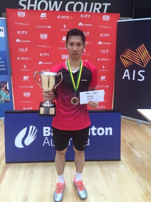 Tiến Minh vô địch giải cầu lông Sydney mở rộng