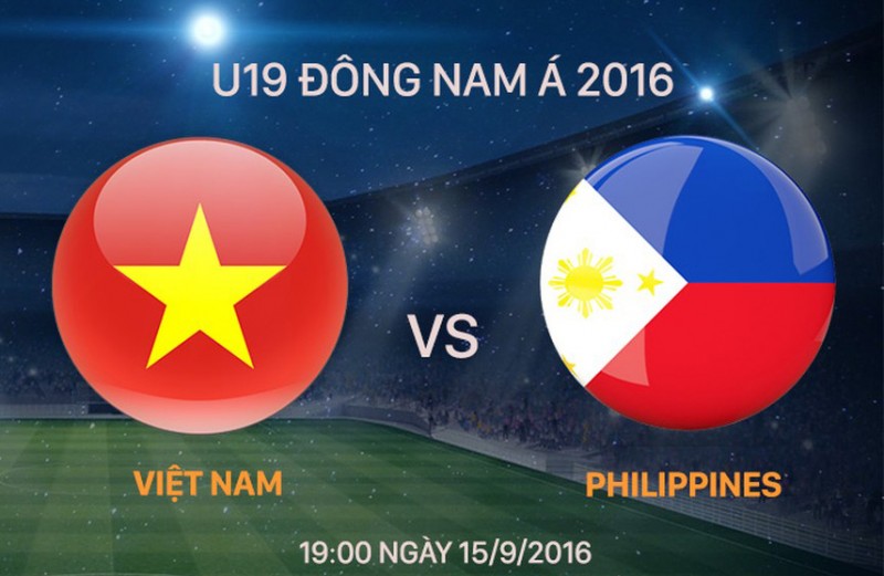 Link trực tiếp U19 Việt Nam - U19 Philippines