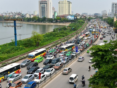 Đề nghị Hà Nội làm cầu vượt giảm ùn tắc đường Giải Phóng