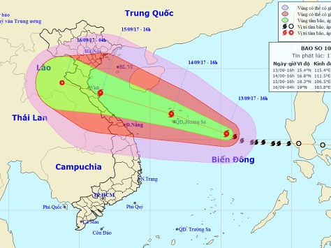 Công điện khẩn cấp của Thủ tướng về ứng phó bão số 10