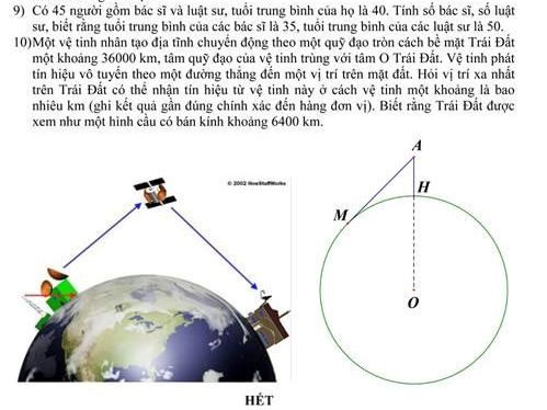 TPHCM công bố đề minh họa môn Toán lớp 10 năm 2018