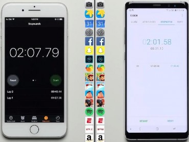 Thử nghiệm thực tế: iPhone 8 Plus chậm hơn Galaxy Note 8