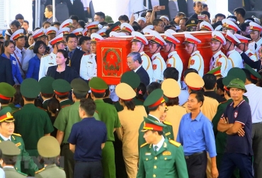 Hình ảnh lễ an táng Chủ tịch nước Trần Đại Quang tại Ninh Bình