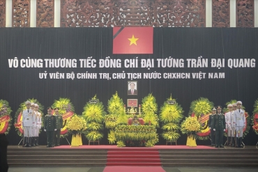 Lời cảm ơn của Ban Lễ tang Nhà nước và gia đình Chủ tịch Nước Trần Đại Quang