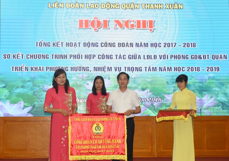 LĐLĐ quận Thanh Xuân: Tiếp tục đổi mới công tác phối hợp