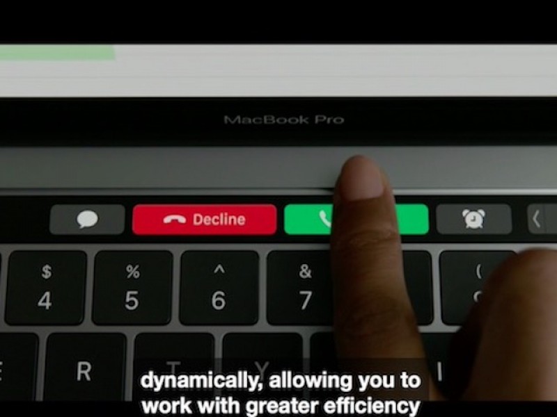Apple trình làng tuyệt phẩm Macbook Pro mới với Touch Bar