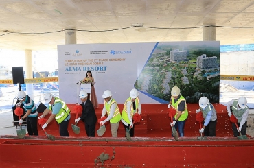 Tập đoàn Hòa Bình: Hoàn thành giai đoạn hai gói thầu dự án khu nghỉ dưỡng ALMA Nha Trang