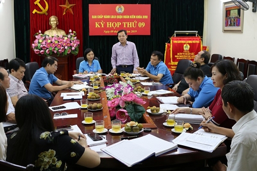 Hội nghị Ban chấp hành Liên đoàn lao động quận Hoàn Kiếm lần thứ 9 mở rộng