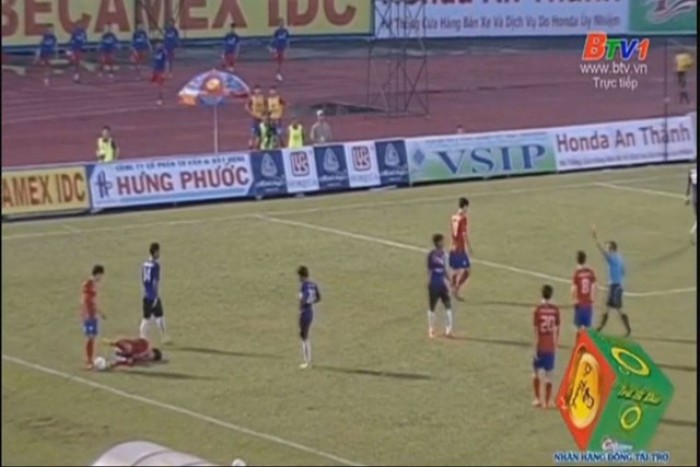 Phản đối trọng tài, CLB của Myanmar bị xử thua 0-3 tại BTV Cup 2015