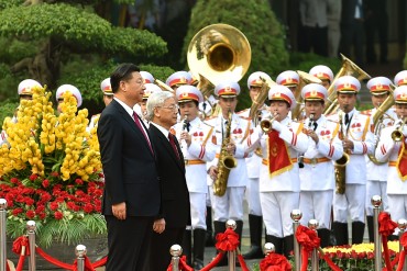 Tổng Bí thư Nguyễn Phú Trọng chủ trì Lễ đón Tổng Bí thư, Chủ tịch Trung Quốc Tập Cận Bình