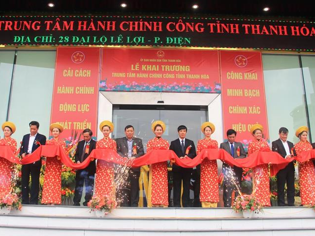 Thanh Hóa: Khai trương Trung tâm Hành chính công