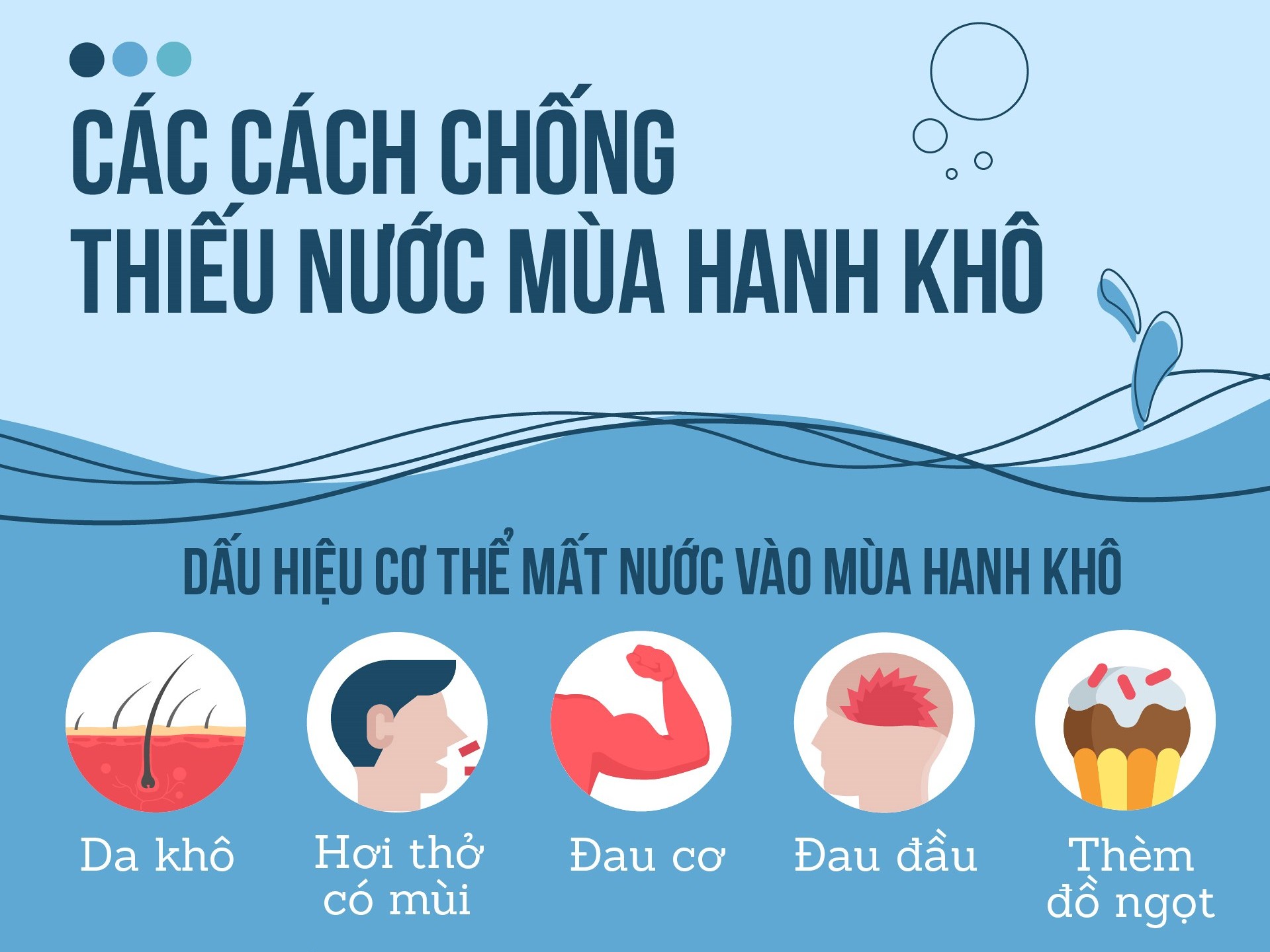 Cách chống thiếu nước mùa khô hanh