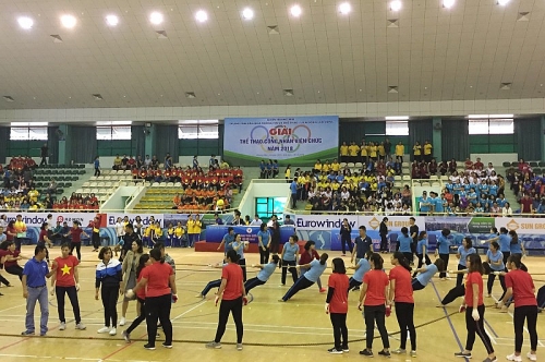 Quận Hoàng Mai: Sôi nổi giải thể thao CNVCLĐ năm 2018