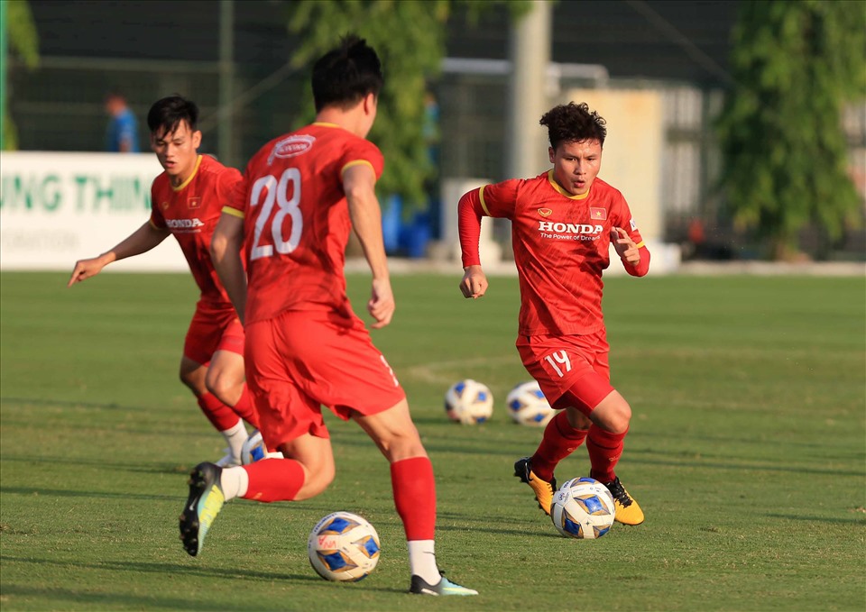 Đội tuyển Việt Nam có sự chuẩn bị kỹ lưỡng cho vòng loại thứ 3 World Cup 2022. Ảnh: VFF