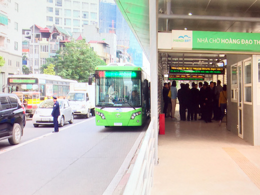 Hà Nội: Xe buýt nhanh chính thức hoạt động từ 1/1/2017