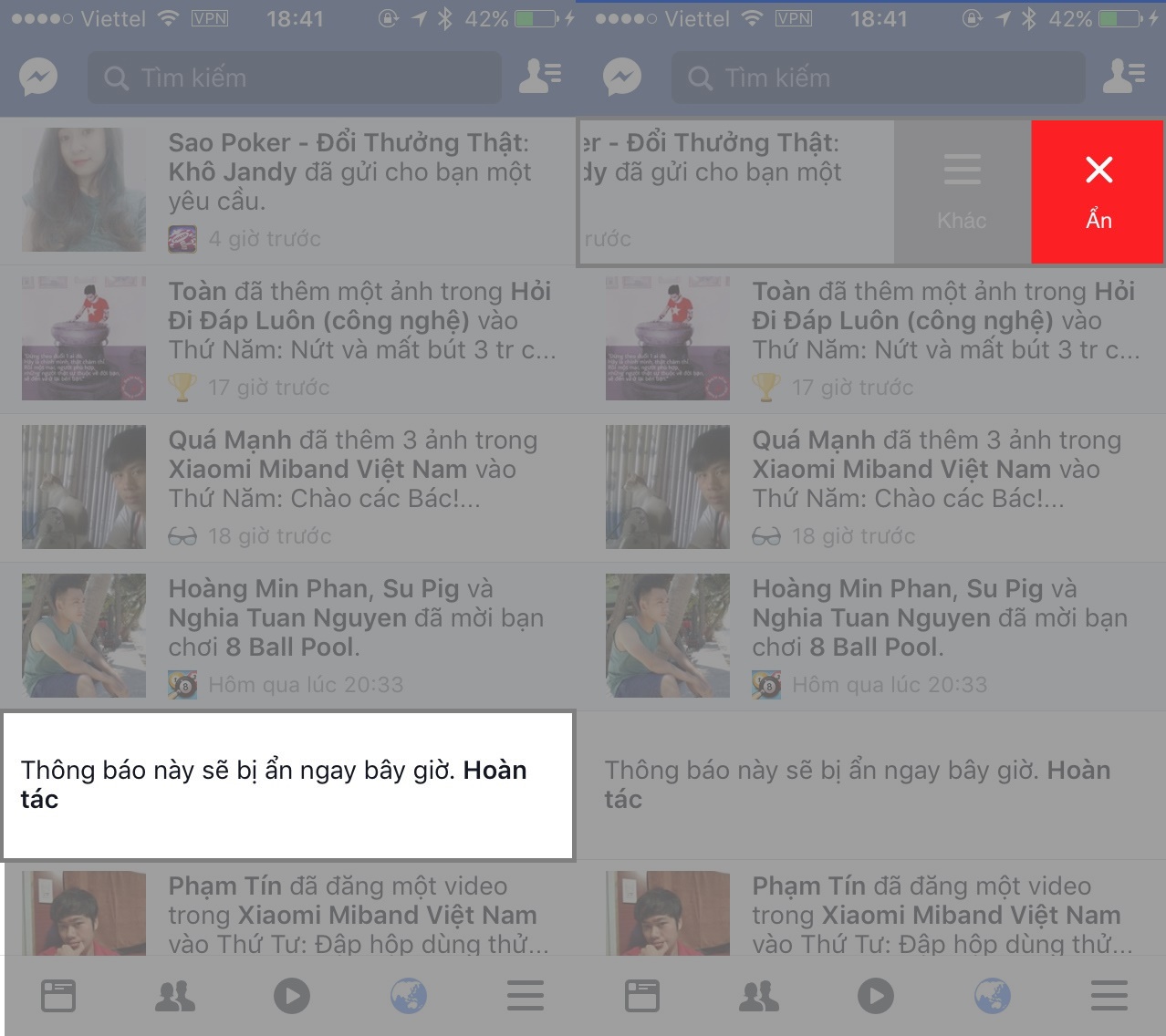 5 meo hay khong the bo lo khi su dung facebook tren iphone
