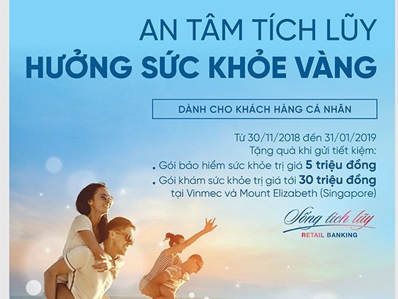 Cùng VietinBank an tâm tích lũy hưởng sức khỏe vàng