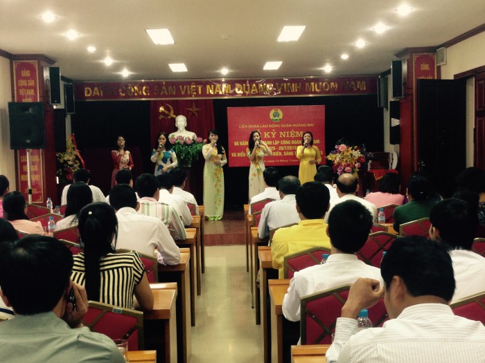 LĐLĐ Quận Hoàng Mai: Sơ kết hoạt động 6 tháng đầu năm 2015