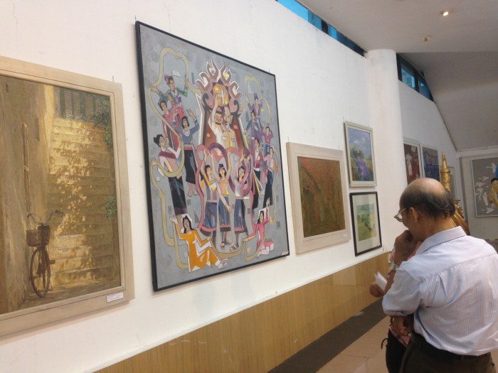261 tác phẩm được trưng bày tại Triển lãm Mỹ thuật Thủ đô 2015