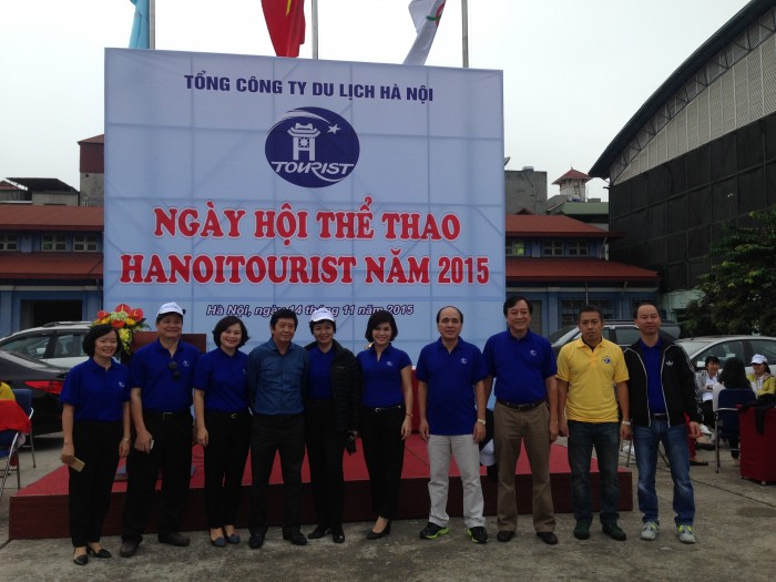 Gần 500 VĐV tham gia ngày hội thể thao Hanoitouris 2015