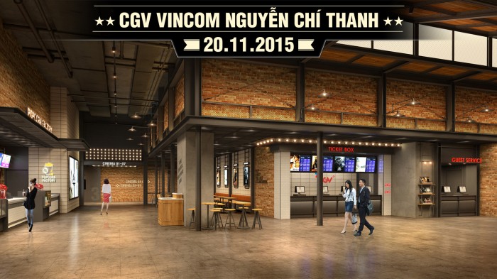 Thêm một cụm rạp chiếu phim hoành tráng tại Vincom Nguyễn Chí Thanh