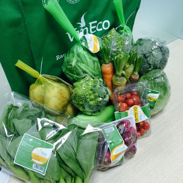 VinEco ra mắt bộ sản phẩm rau củ quả Tết