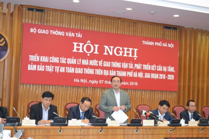 Bí thư Thành ủy Hà Nội làm việc với Bộ GTVT