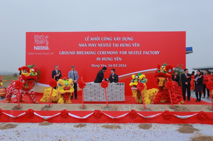 Nestlé đầu tư 70 triệu USD xây dựng nhà máy thứ 2 tại Hưng Yên