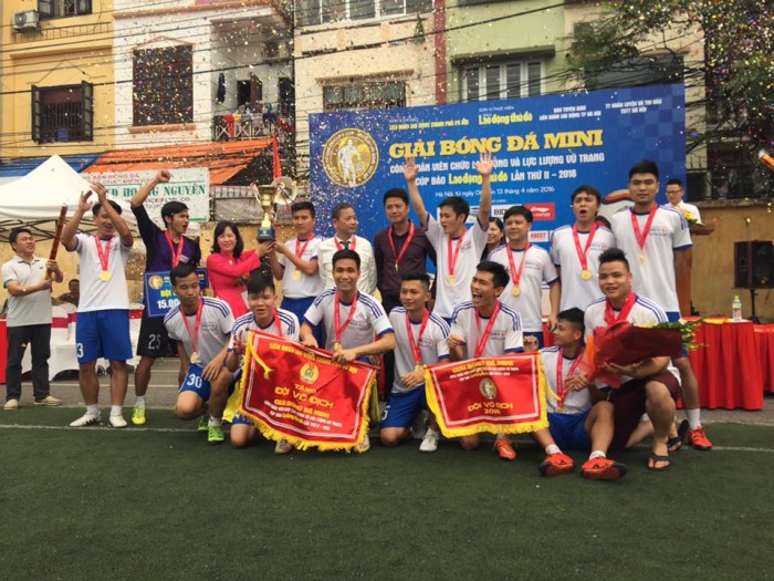 BIDV- Chi nhánh Quang Trung giành Cúp vô địch!