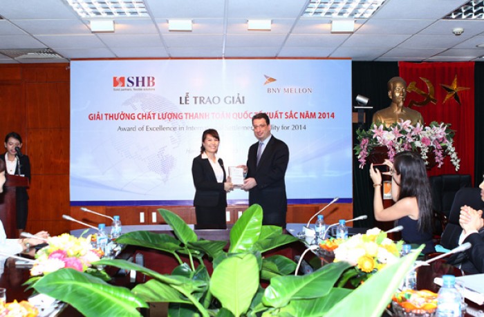 SHB nhận giải thưởng Ngân hàng có chất lượng thanh toán quốc tế xuất sắc
