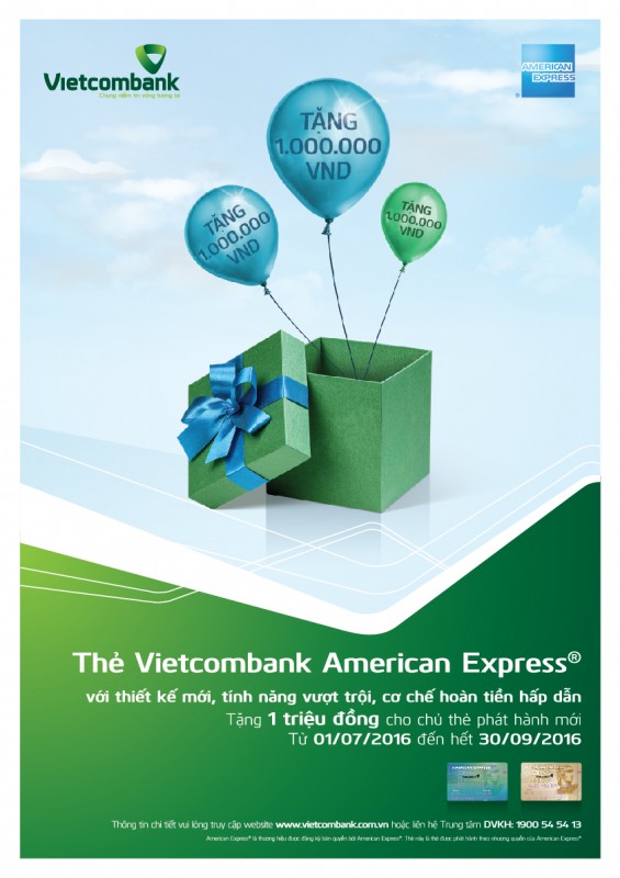 Ra mắt thẻ tín dụng Vietcombank American Express® tin nhap 20160630114959