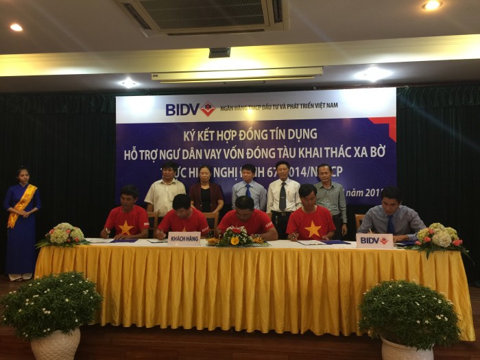 BIDV tài trợ đóng mới tàu vỏ thép theo Nghị định 67