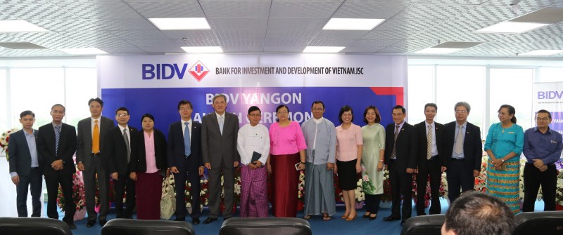 BIDV thành lập chi nhánh tại Myanmar