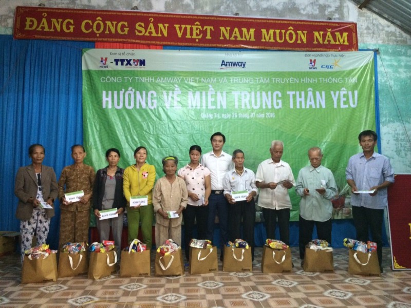 amway chung tay gop suc cung cong dong tim lai nu cuoi