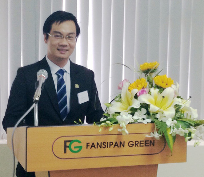 Nguyễn Hiển Thanh, cựu SV Kent tốt nghiệp ngành QTKD, hiện là Branch Manager của Công ty Cổ phần FansipanGreen (Trực thuộc tập đoàn IDJ Group).