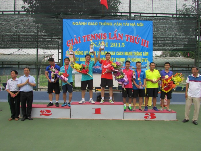 Giải Tennis lần thứ III ngành GTVT Hà Nội năm 2015
