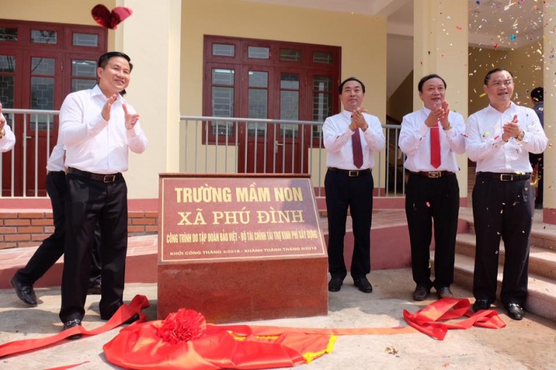 Bảo Việt đầu tư 8,5 tỷ đồng xây dựng Trường Mầm non Phú Đình, Thái Nguyên