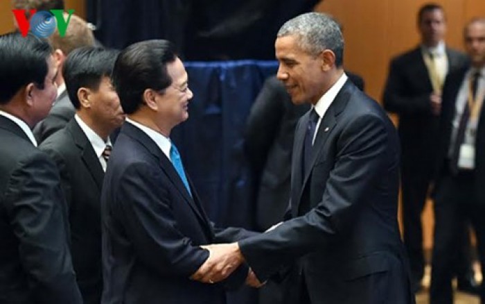 Thủ tướng Nguyễn Tấn Dũng gặp Tổng thống Mỹ Barack Obama
