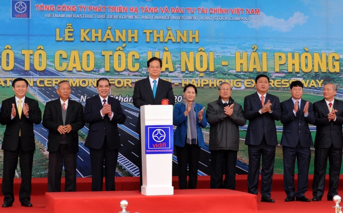 Thủ tướng bấm nút thông xe cao tốc Hà Nội – Hải Phòng