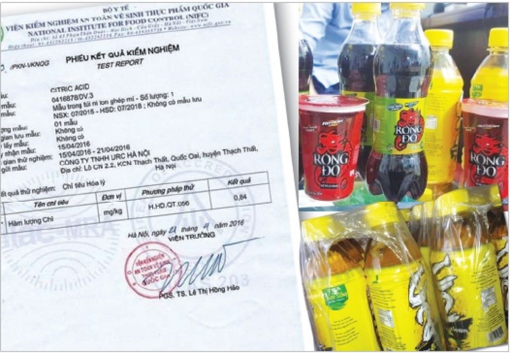 Lấy mẫu nước ngọt C2 và Rồng đỏ để xét nghiệm tin nhap 20160513133745