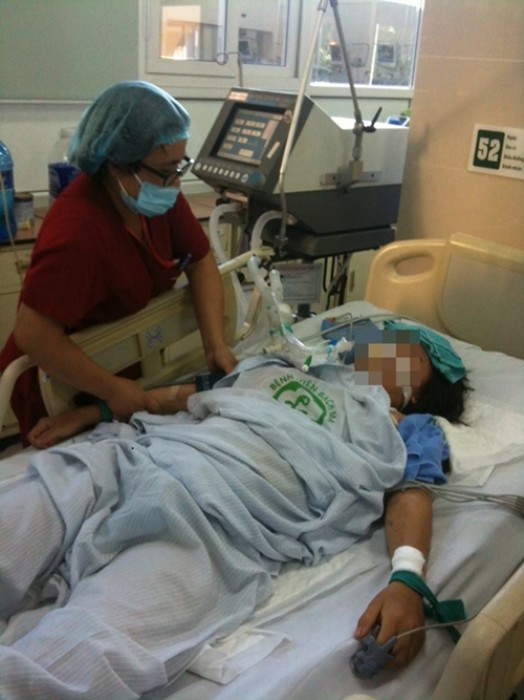 Thai phụ bị sét đánh may mắn được cứu sống